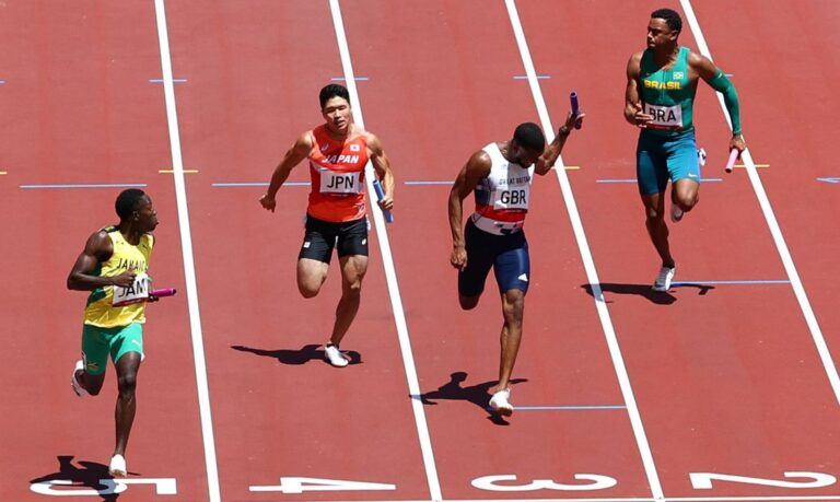 Revezamento masculino 4×100 m não alcança decisão na Olimpíada