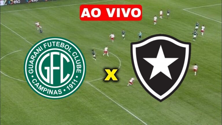 Assistir Guarani x Botafogo AO VIVO na TV e Online | BRASILEIRÃO SÉRIE B