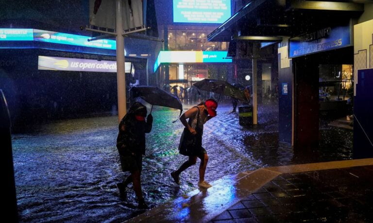 Clima severo prejudica cronograma do Aberto dos EUA de tênis