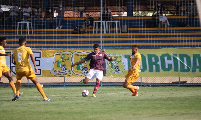 Série D: Brasiliense e Ferroviária ficam no 0 a 0 em jogo equilibrado