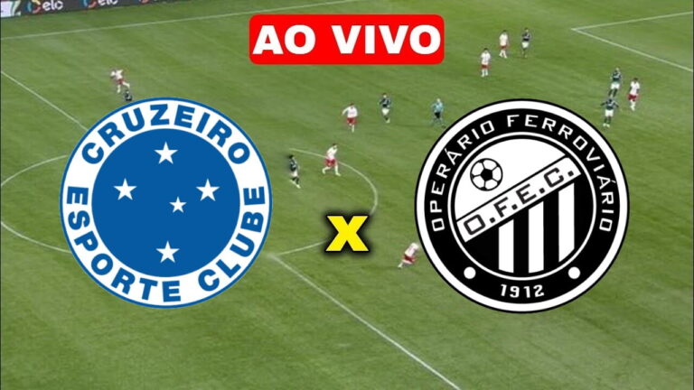 Assistir Cruzeiro x Operário-PR AO VIVO na TV e Online de Graça | BRASILEIRÃO SÉRIE B