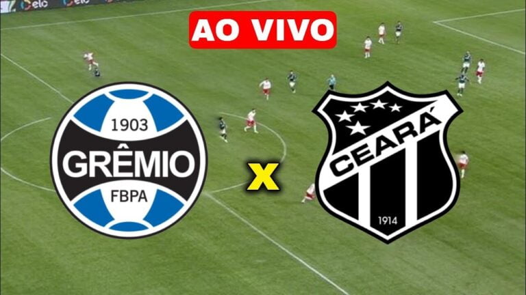 Assista AGORA Grêmio x Ceará AO VIVO na TV e Online de Graça