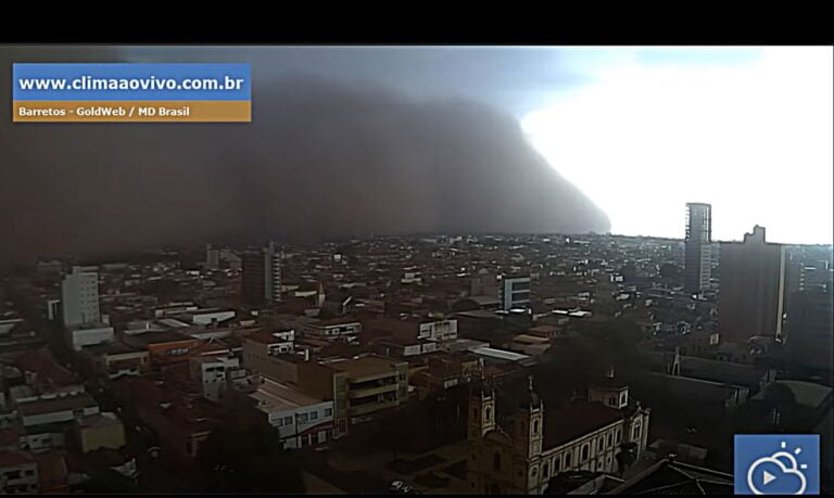 Tempestade de areia atinge cidades do interior de São Paulo