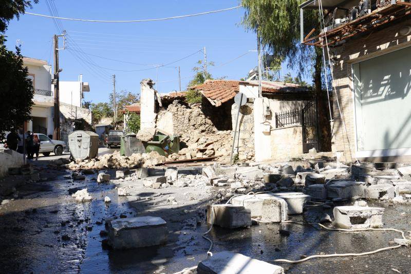 Terremoto de magnitude 6,3 volta a sacudir a Ilha de Creta na Grécia