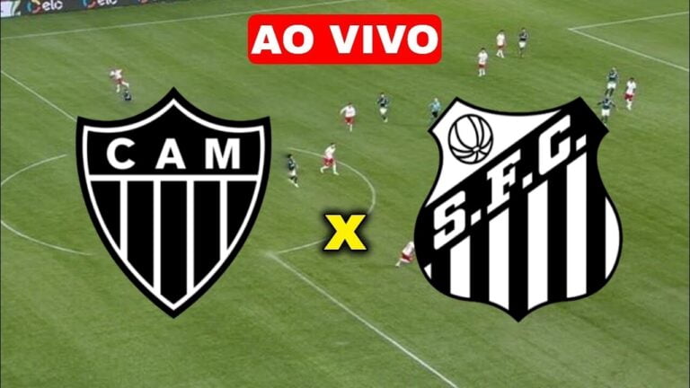 Assista AGORA Atlético-MG x Santos AO VIVO na TV e Online | PREMIERE HD