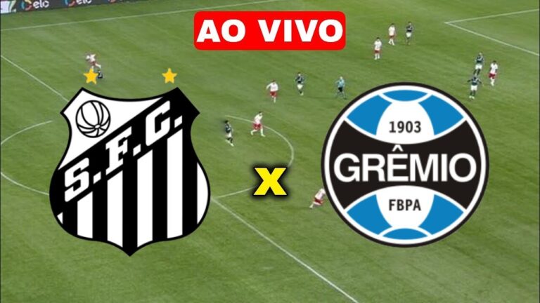 Assista AGORA Santos x Grêmio AO VIVO na TV e Online