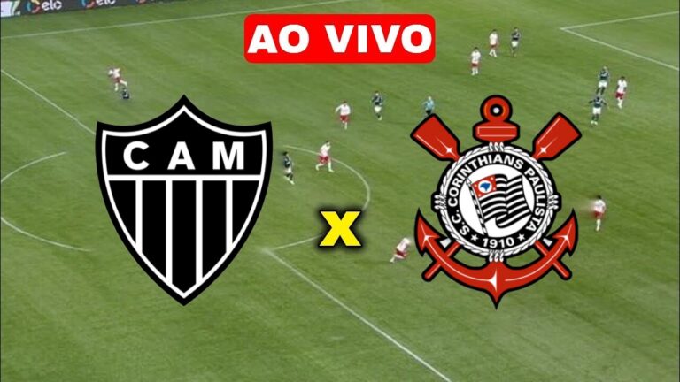 Assista AGORA Atlético-MG x Corinthians AO VIVO na TV e Online