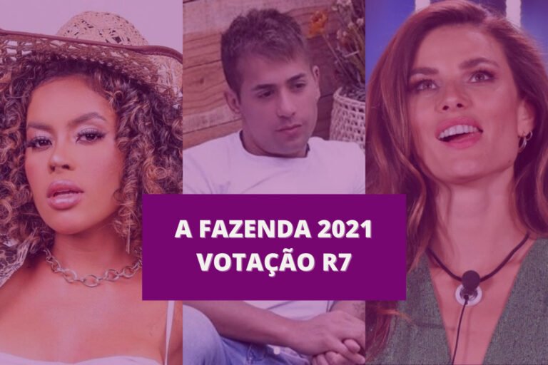 Votação R7: votar para eliminar Tiago, Sthe ou Day da Fazenda 2021