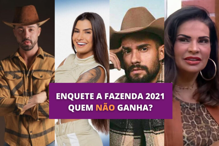 Enquete A Fazenda 2021: Rico, Marina, Bil ou Solange, quem não ganha?