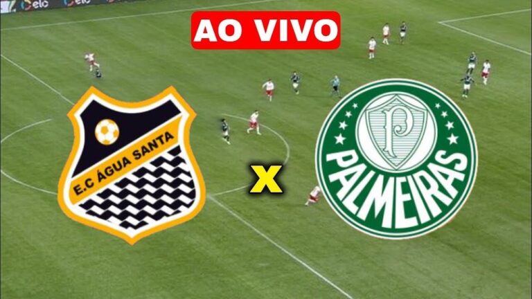 Assistir Água Santa x Palmeiras AO VIVO na TV e Online | COPINHA 2022