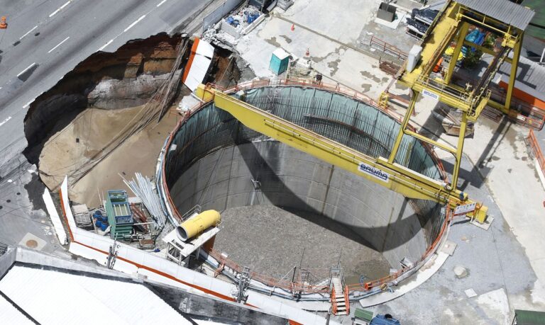 Em São Paulo, acidente em obra do metrô causa inundação de túnel