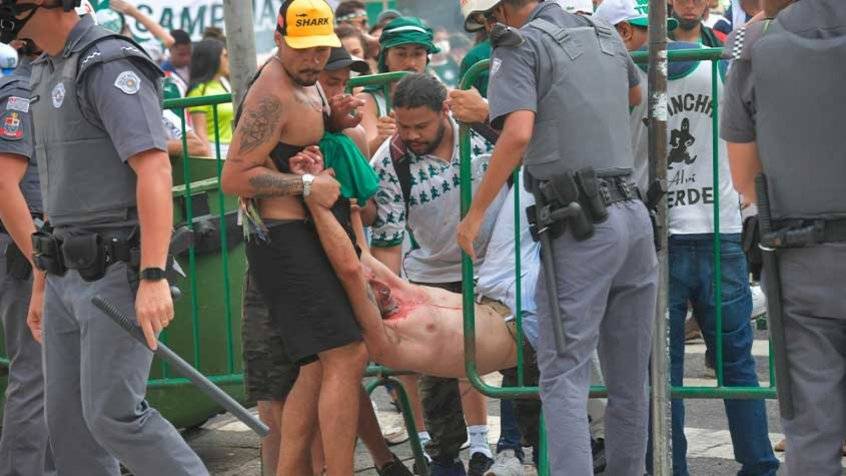 Após derrota do Palmeiras, torcedor é baleado próximo ao Alianz Arena