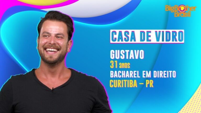 Gustavo é participante da Casa de Vidro do BBB 22; conheça!