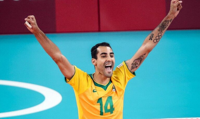 Douglas Souza se aposenta da seleção de vôlei “pela saúde mental”