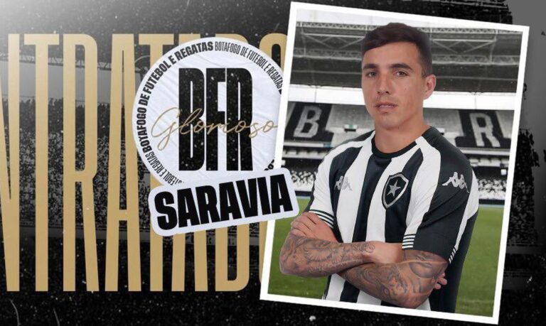 Argentino Renzo Saraiva é o terceiro reforço do Botafogo na era Textor