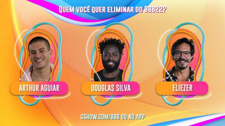 Enquete Oficial GShow: Vote para eliminar. Arthur Aguiar, Douglas Silva ou Eliezer?