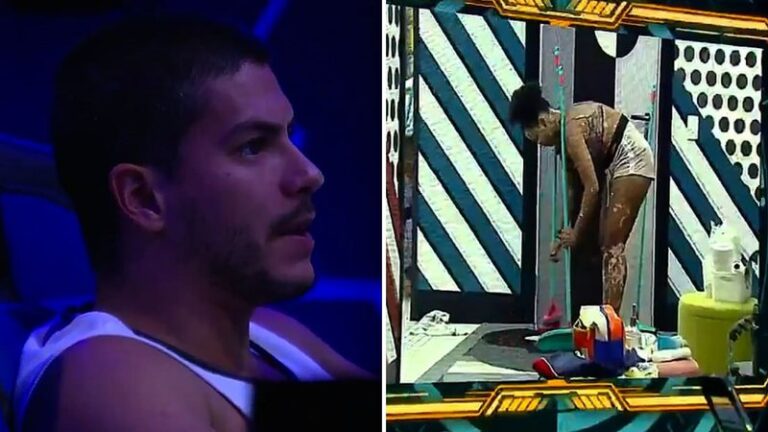 BBB22: Arthur coloca brothers para trabalhar após ver desleixo: “Não é justo”