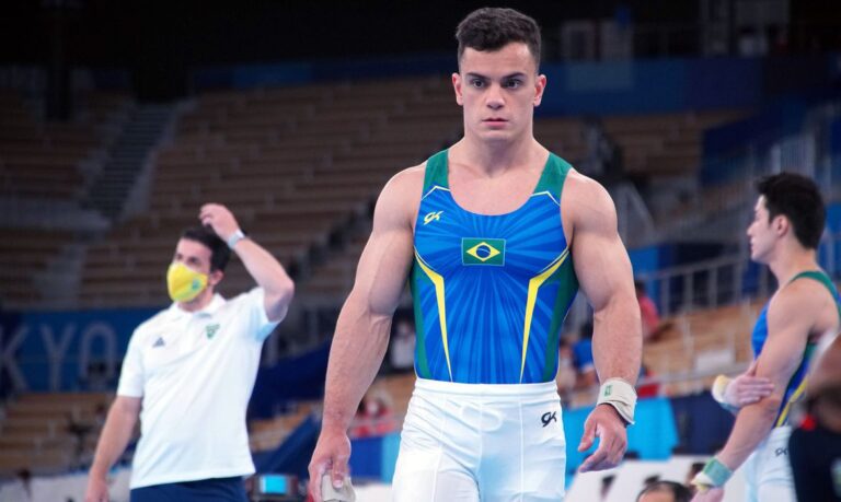 Ginasta Caio Souza fatura bronze na Copa do Mundo na Croácia