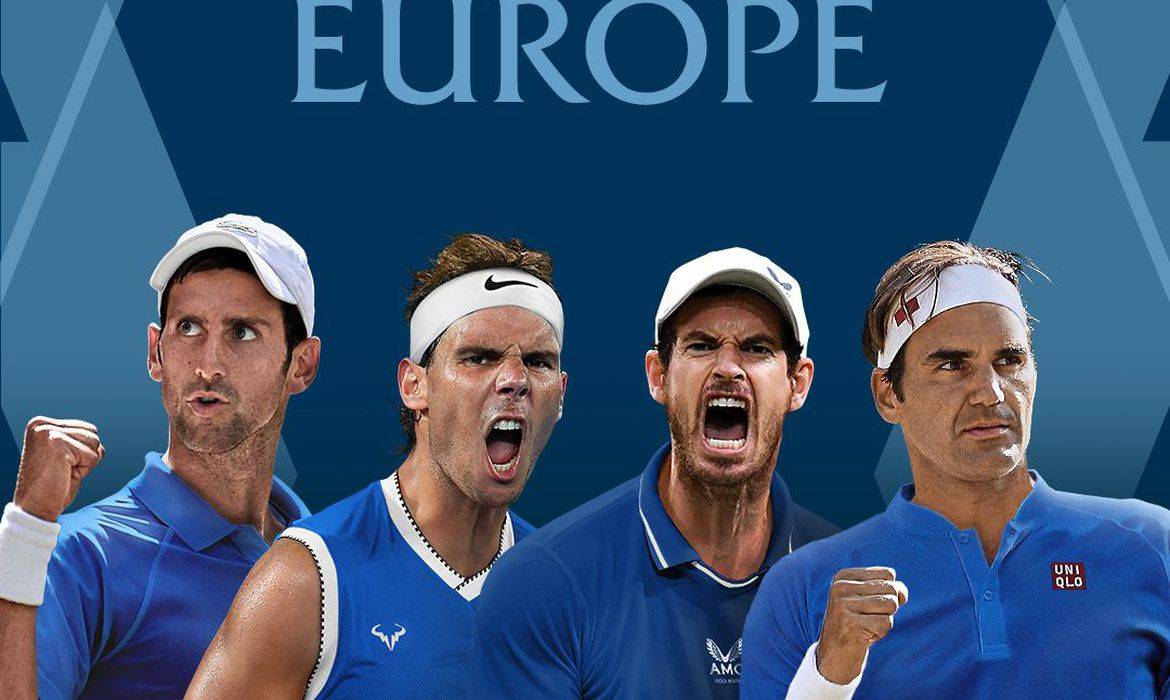 Laver Cup: Djoko se junta a Nadal, Federer e Murray no time Europ
