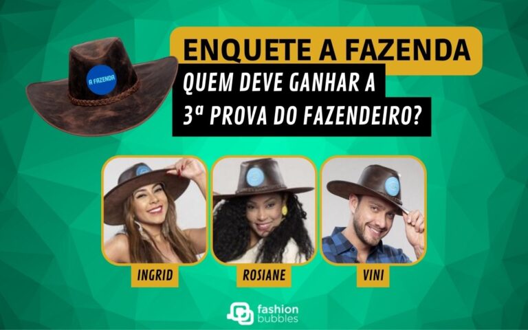 Enquete A Fazenda 14: quem você quer que ganhe a Prova do Fazendeiro?