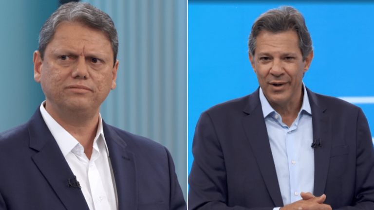 IPEC em SP: Tarcísio de Freitas tem 52% e Fernando Haddad 48% dos votos válidos