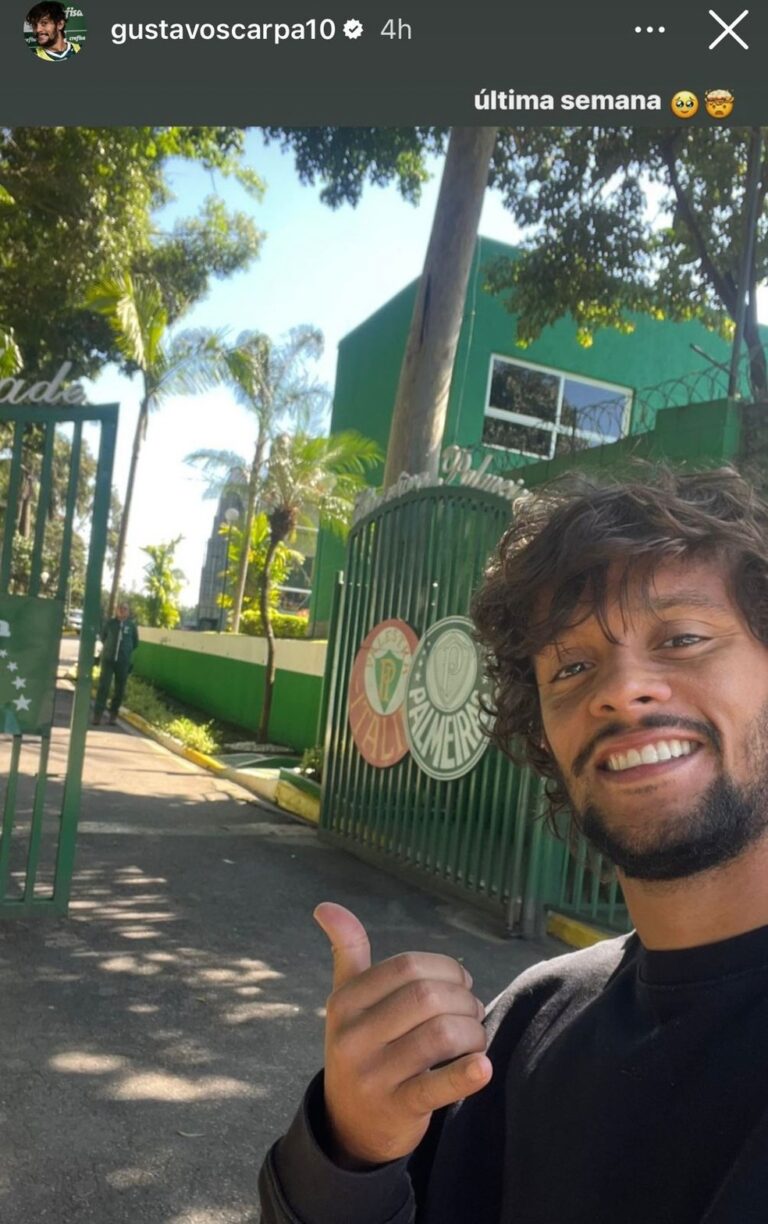 Scarpa faz postagem em clima de despedida no Palmeiras: “Última semana”