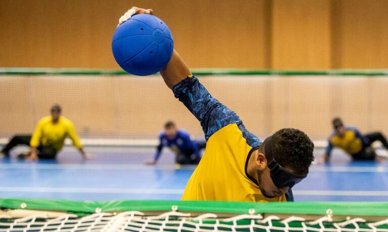 Seleção masculina mantém 100% de aproveitamento no Mundial de goalball