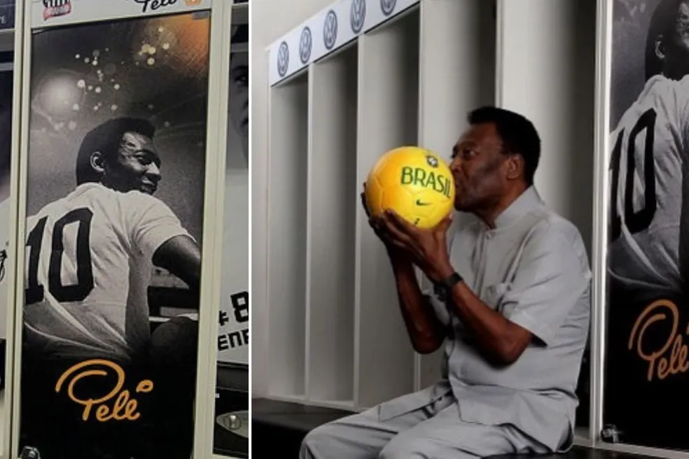 Saiba o que tem no misterioso ármario de Pelé na Vila Belmiro