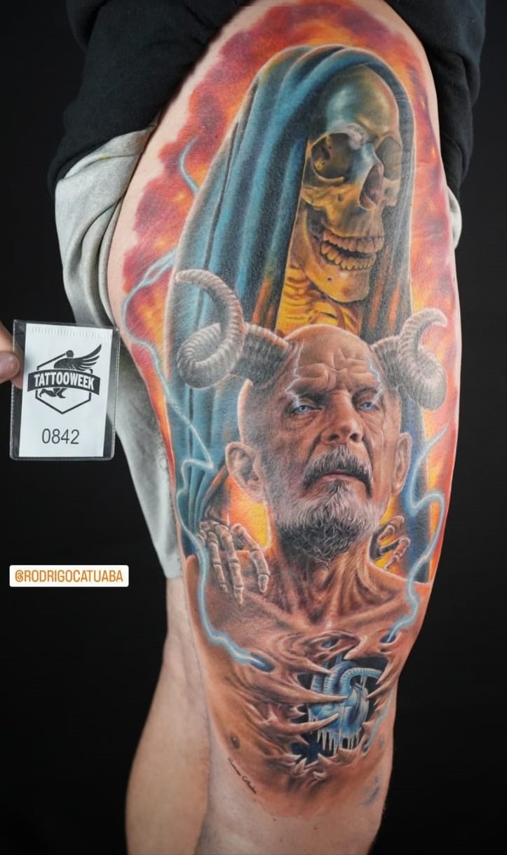 Rodrigo Catuaba, tatuador fluminense é o campeão da 10ª Tattoo Week Rio