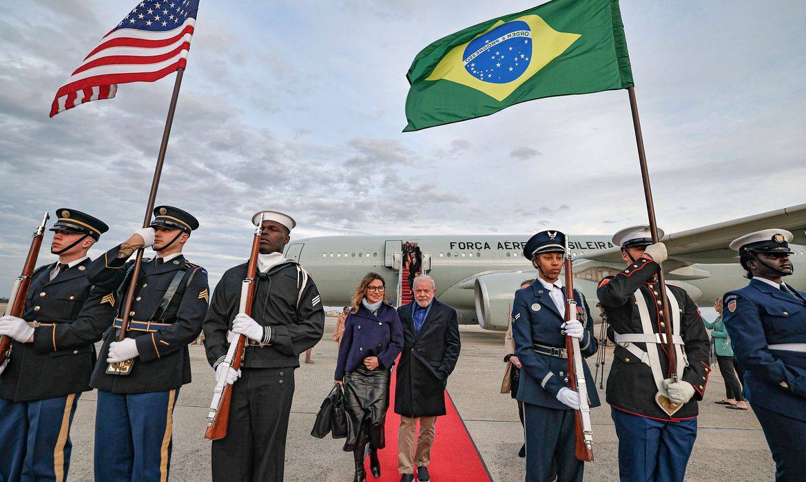 Presidente Lula chega aos Estados Unidos