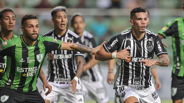 Atlético-MG vence América-MG e fica perto do título do Campeonato Mineiro