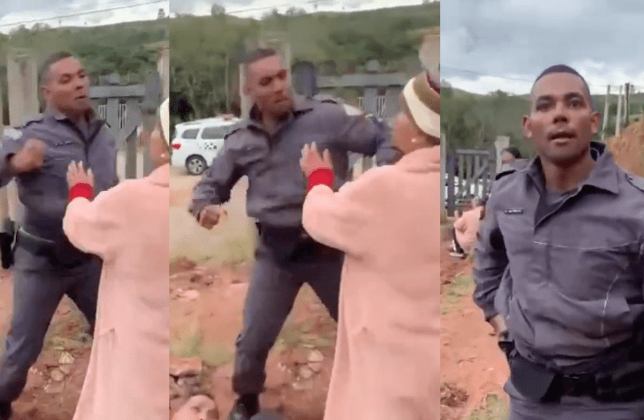 Polícia afasta PM que agrediu com socos idosa e homem rendido no interior de SP; vídeo mostra agressão