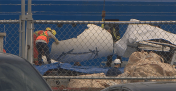 Fotos e Vídeos: Destroços do submersível Titan chegam ao Canadá