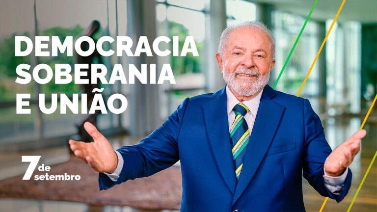 Em pronunciamento do Sete de Setembro, Lula diz que data não será de ódio, mas de União