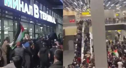 Multidão invade aeroporto russo para atacar passageiros israelenses vindos de Tel Aviv