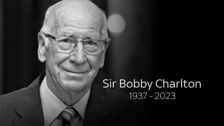 Morre Sir Bobby Charlton, ídolo do Manchester United e da Inglaterra