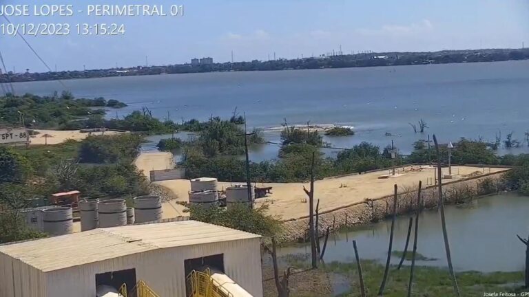 Mina 18 da Braskem se rompe na Lagoa Mundaú, em Maceió