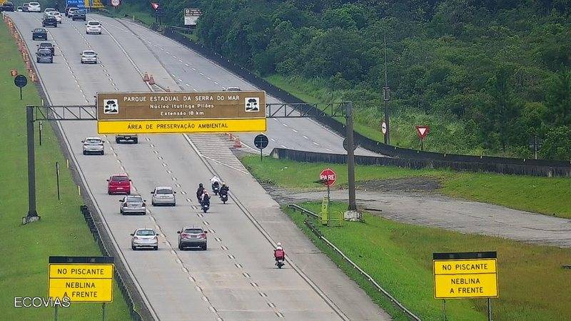 Anchieta-Imigrantes tem tráfego tranquilo em direção ao Litoral de SP