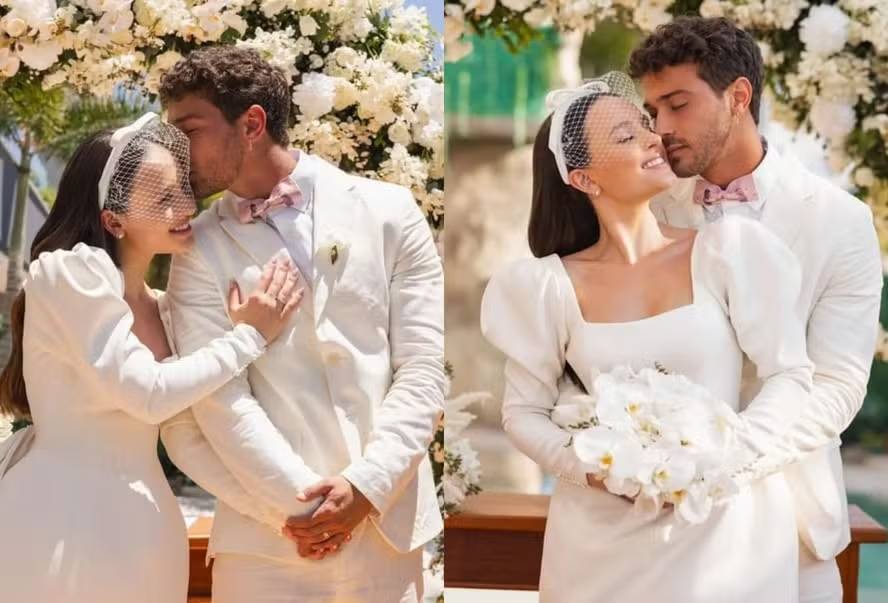 Larissa Manoela e André Luiz Frambach se casam e pega fãs de surpresa