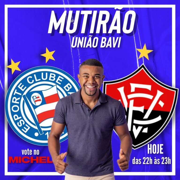 União BAxVI: Bahia e Vitória se unem em Apoio a Davi Brito, no BBB 24