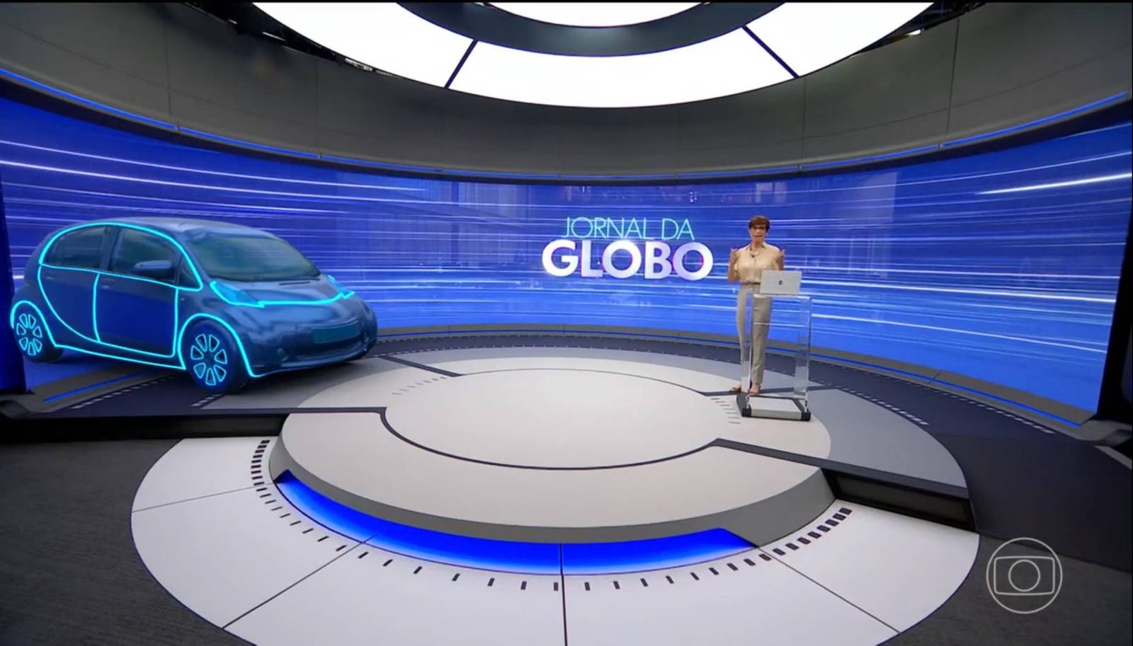 Jornal da Globo, Jornal Hoje e Hora 1 Estreiam Novos Cenários na Globo: veja
