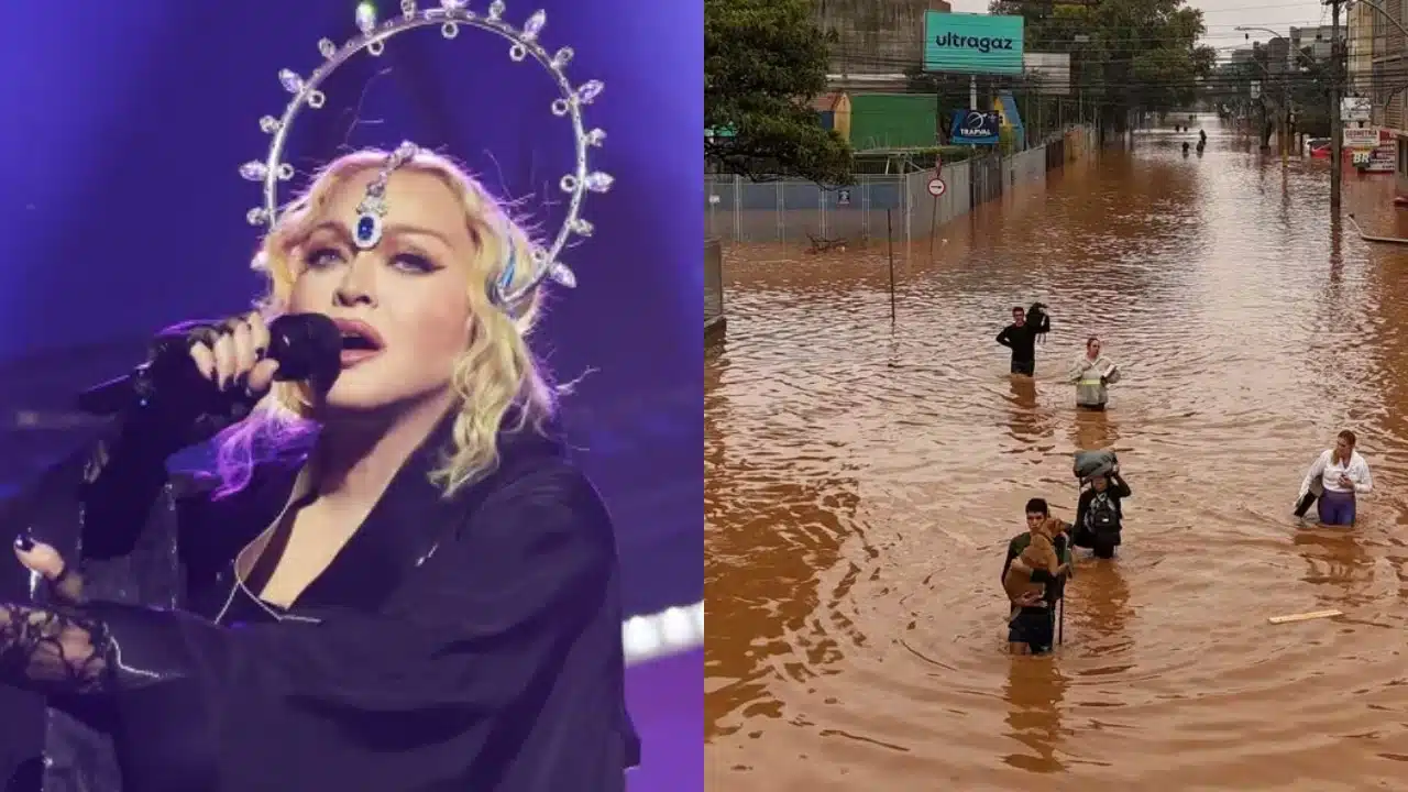 Em segredo, Madonna realiza doação de R$ 10 milhões para vítimas das chuvas no RS