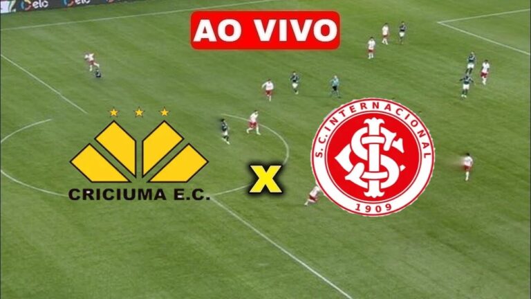 Assistir Criciúma x Internacional AO VIVO Online e na TV HD – Brasileirão 2024: Onde assistir ao vivo, horário e escalações do jogo