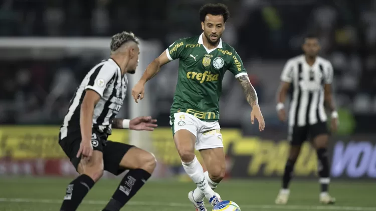 Botafogo derrota Palmeiras, frustra estreias e se isola na liderança