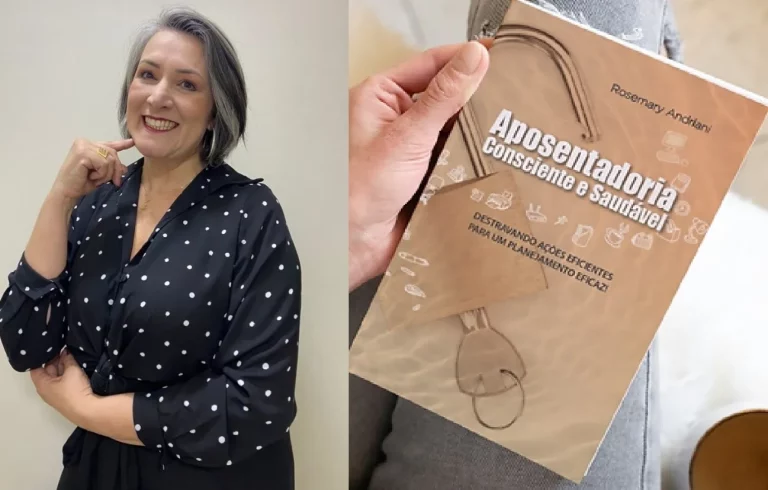 Rosemary Andriani lança na Bienal de São Paulo livro com orientações para uma aposentadoria consciente e saudável