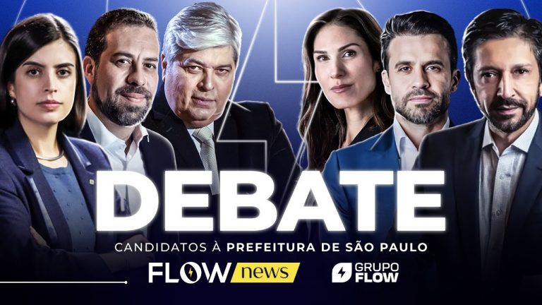 Assista AO VIVO o Debate Flow News com os candidatos a prefeito de SP